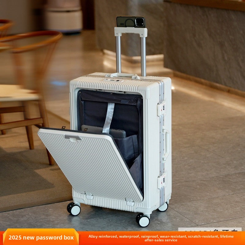 Alloy Frame Travel Luggage with USB Port