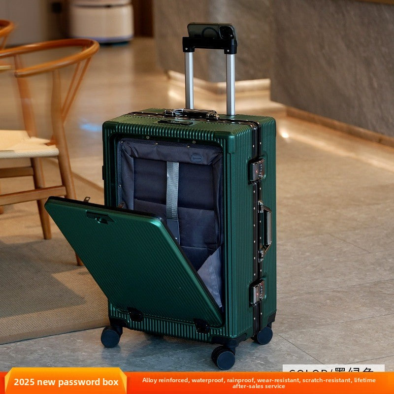 Alloy Frame Travel Luggage with USB Port