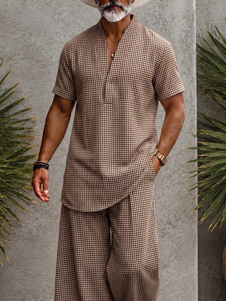 Mens Casual Plaid Shirt.
For men who want to make a statement effortlessly .