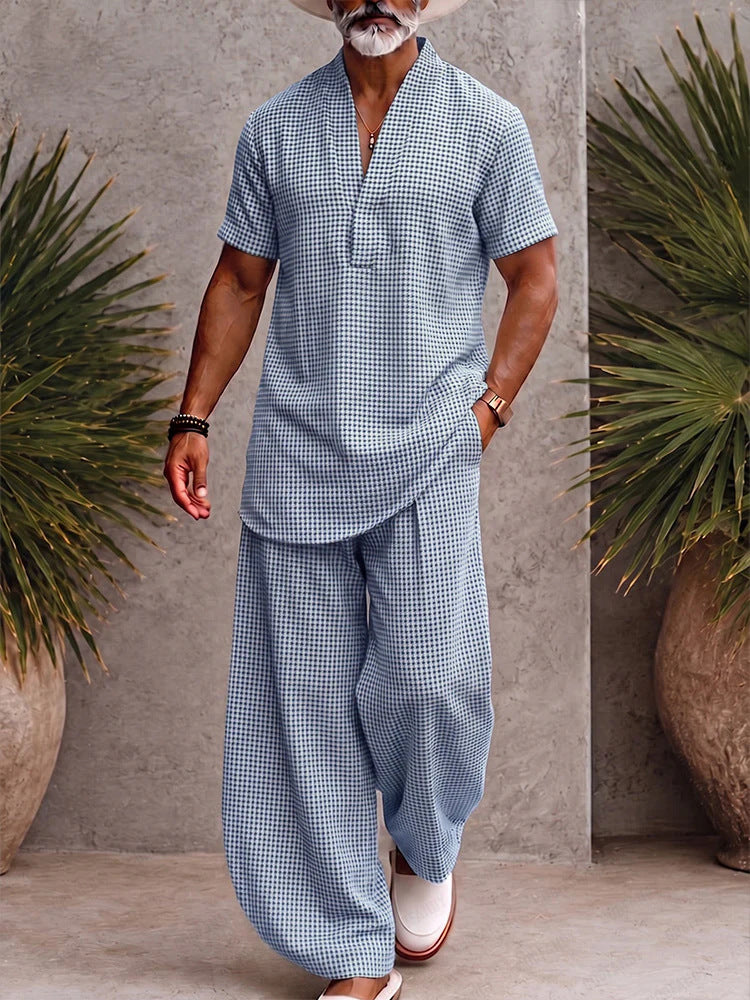 Mens Casual Plaid Shirt.
For men who want to make a statement effortlessly .