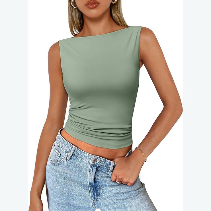 Women's Sleeveless Square Neck Camisole Top