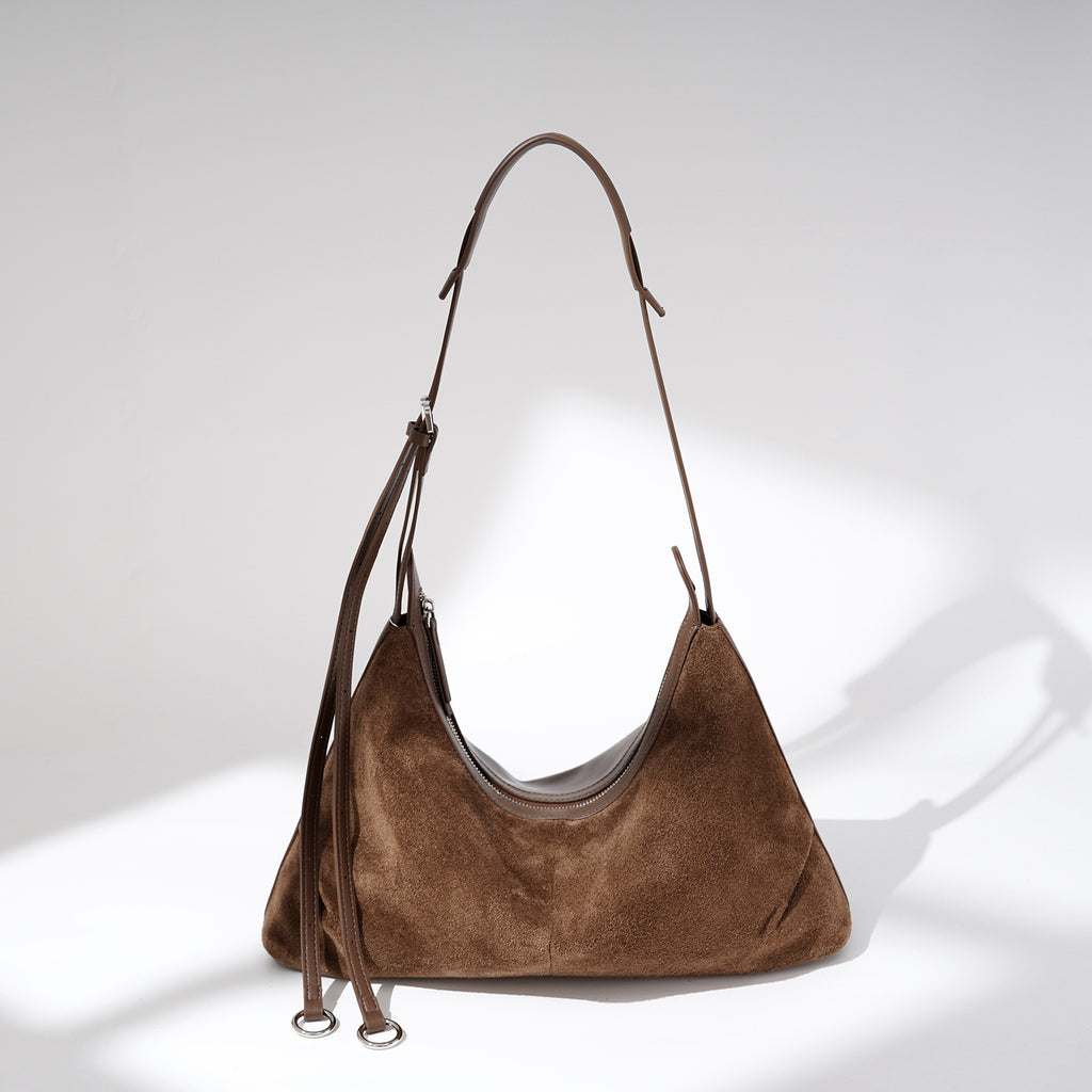 Women Genuine Leather Dumpling Bag Crossbody Shoulder Bag