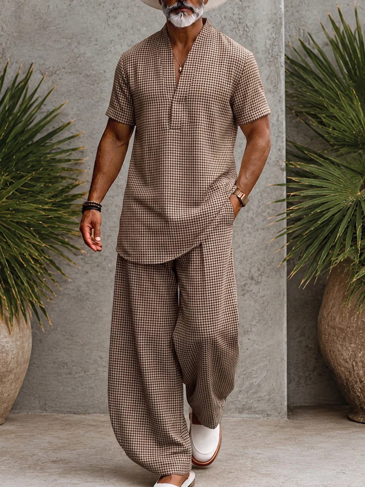 Mens Casual Plaid Shirt.
For men who want to make a statement effortlessly .