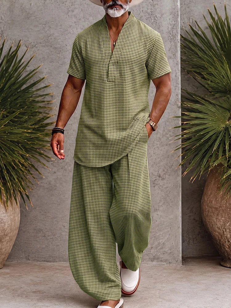 Mens Casual Plaid Shirt.
For men who want to make a statement effortlessly .