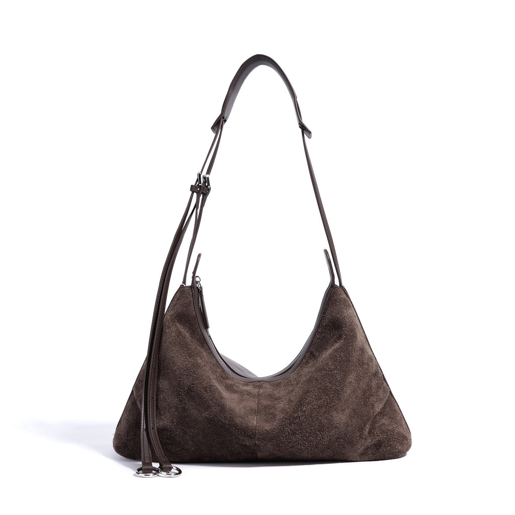 Women Genuine Leather Dumpling Bag Crossbody Shoulder Bag